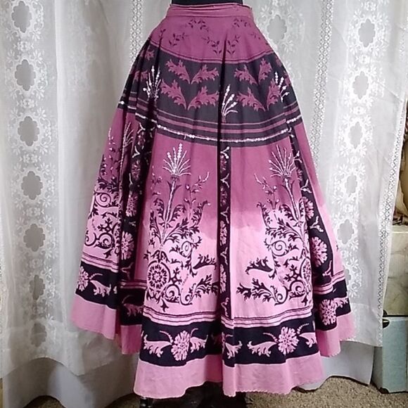 Casual Studio 100% Cotton Sequin Women's Skirt Size XL - Picture 5 of 14